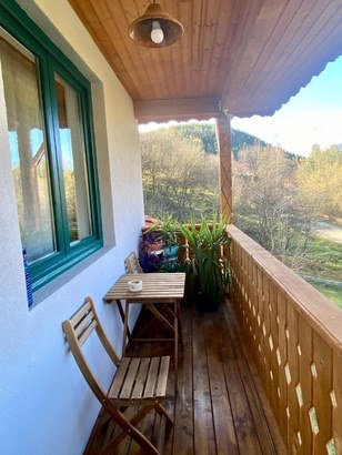 Balcon cu vedere la pădure